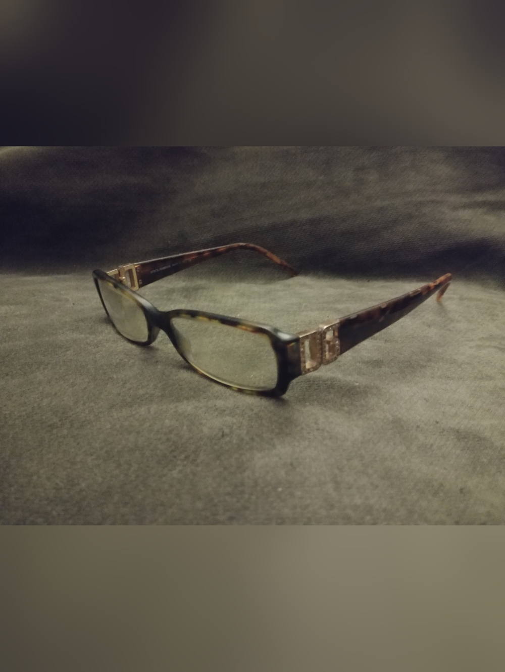 Dolcegabanna Tortoiseshell Rectangle Eye Glasses